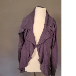 Banana Republic Purplish Grey Open Cardigan Medium